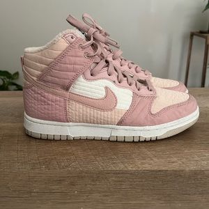 Nike Dunk High LX Next Nature Toasty Pink White Women Size 7.5